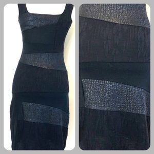 Legatte made I Italy black dress zipper front S